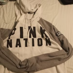 PINK Victoria's Secret cropped hoodie